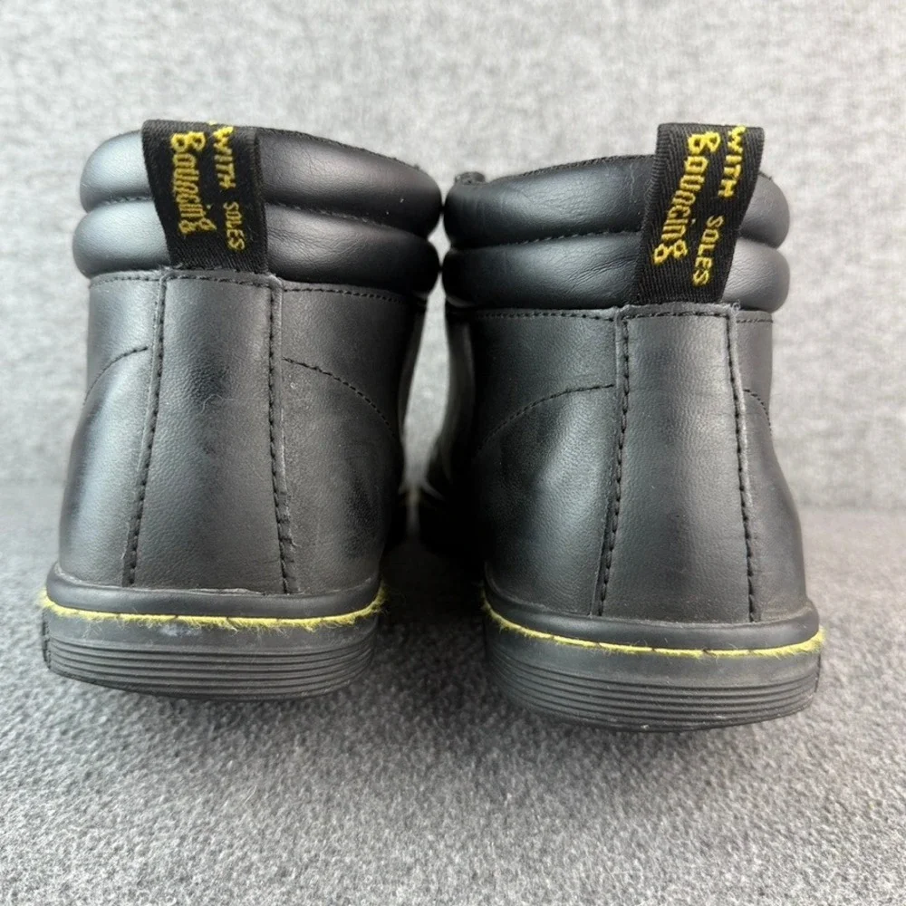 Dr. Martens Maleke Black Leather Casual Boots Sneaker Chukka Mid Mens Size